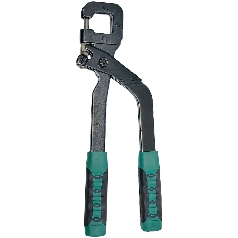 

Perforating Pliers Metal Punch Tool 22.5x9cm for Construction Decoration Carbon Steel Material Smooth Rolling Pulley