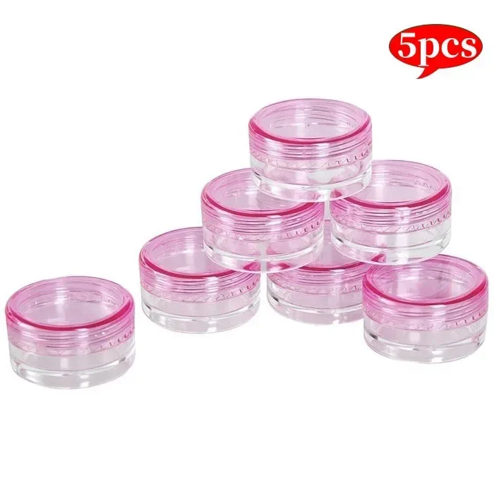 5pcs Round Bottom Cream Box