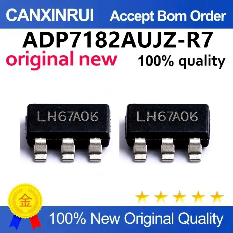 (5pcs-100pcs)Original genuine ADP7182AUJZ-2.5-R7 package TSOT23-5 low-noise negative voltage linear regulator