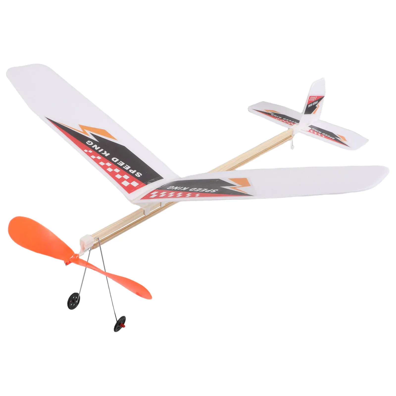 

DIY Foam Airplane Kit Rubber Band Powered Single-Wing Glider for Educational Outdoor Birthday Party Favor Fun