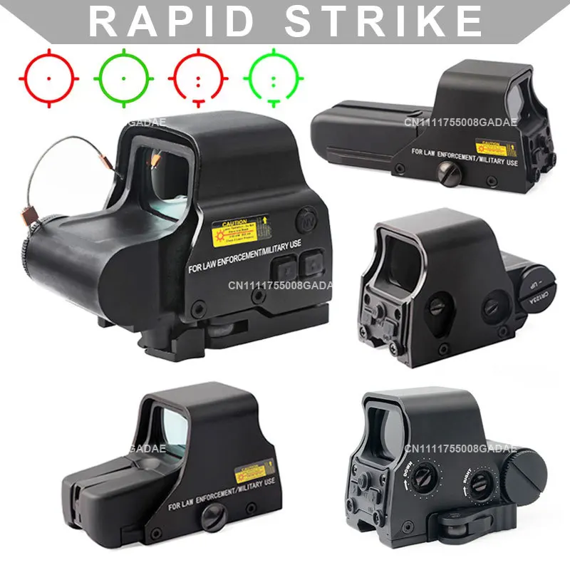 

551/552/553/558 Reflex Holographic Red Dot Sight Tactical Collimator Hunting Optics Compact Riflescopes w/ 20mm Picatinny Mount