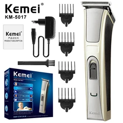 Kemei Cordless Rechargeable Hair Clipper Trimmer for Men Women Children Grooming Set Electric Clippers Low Noise Rechargeable