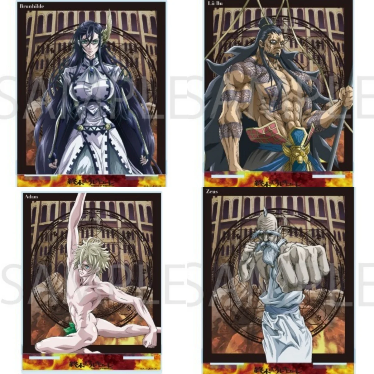 FACTORY STORE Anime Record of Ragnarok Acrylic Standee Figure Game Figure Pendant Holder Cosplay Desktop Decor Fans Jewelry Gift