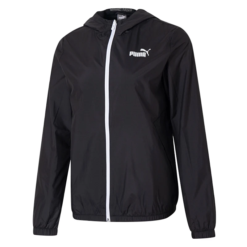 

Puma Women's Ess Solid Windbreaker Sports Running Woven Hooded Jacket 672909-52