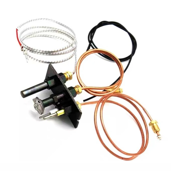 مجموعة طيار 69L17 فقط للغاز الطبيعي NG متوافقة مع مدفأة التهوية المباشرة من Lennox تحل محل مجموعة الموقد الطيار #2