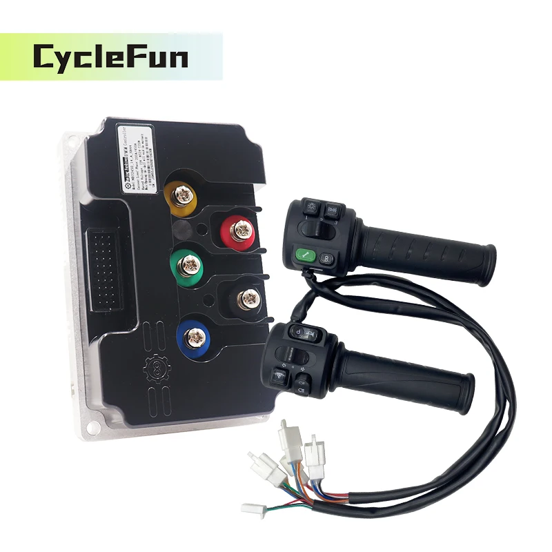 

84V Peak 100V DC 340A ND84680 V2 BLDC Controller FarDriver With T08 Combination Switch Electric Scooter Conversion Accessories