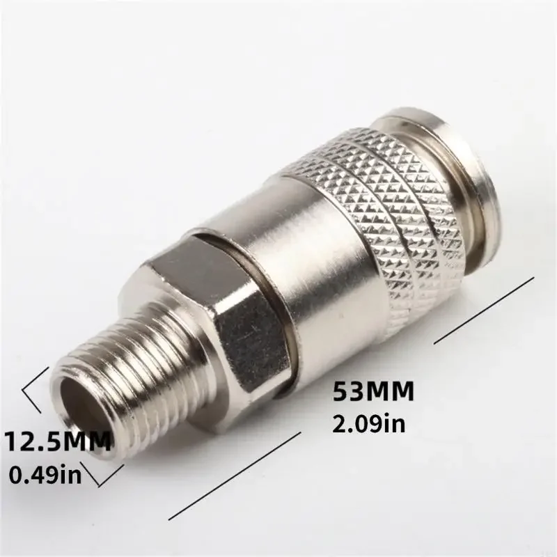 Pneumatic Adapter G1/4 External Thread Rapid Installation For Air Tool Systems