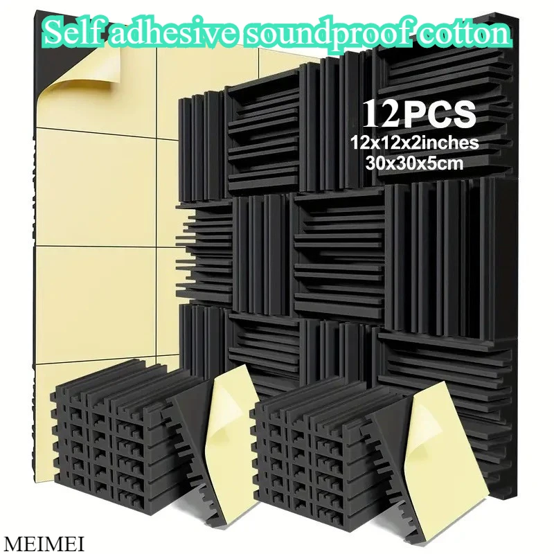 

Acoustic Foam Board High Density Acoustic Insulation Board Ceiling Acoustic Sponge, Groove Decoration Studio Foam Sound Absorber