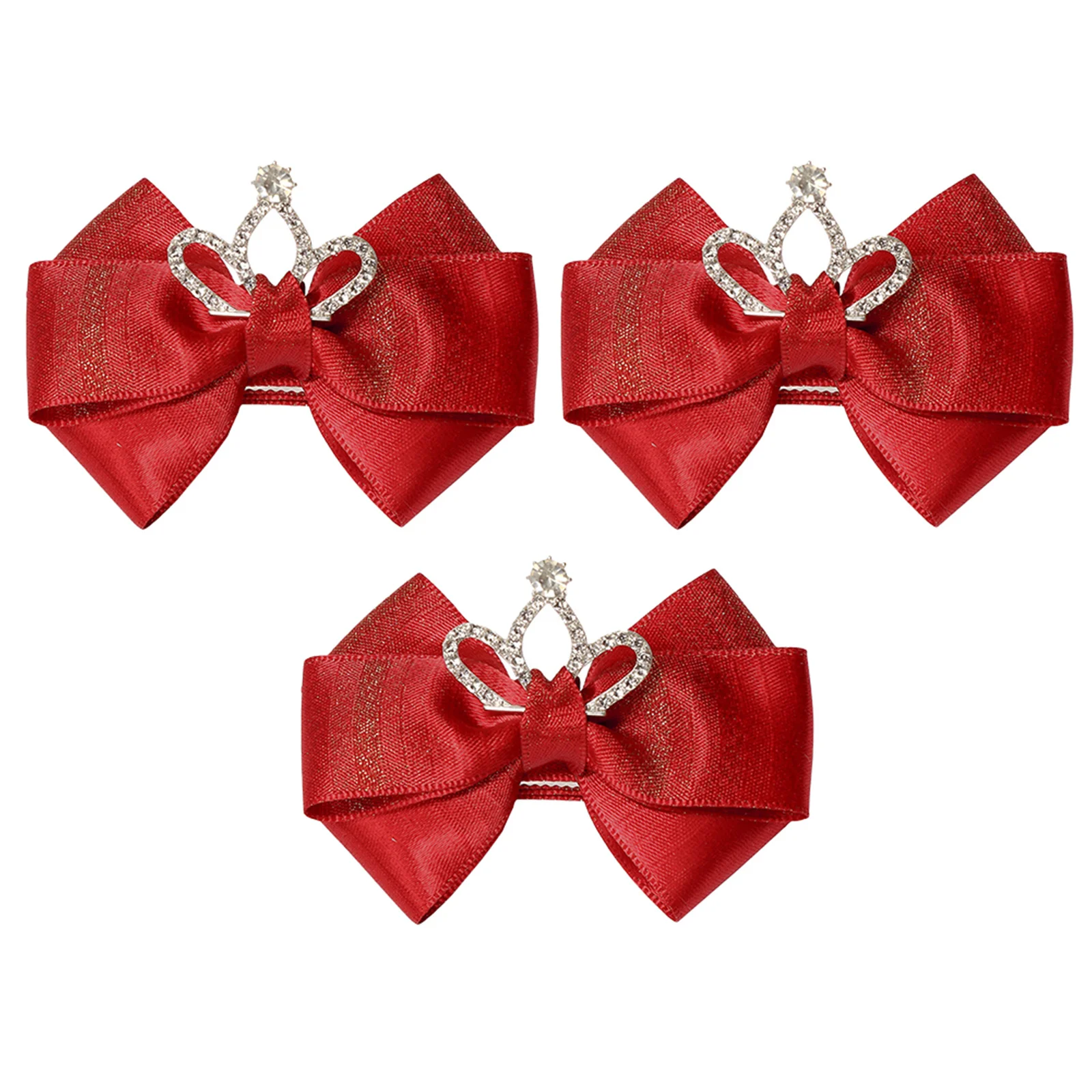 3 قطع دبوس شعر على شكل فيونكة، مشابك شعر ملونة مبتكرة للفتيات، إكسسوارات شعر أنيقة، ديكور مناسب للاستخدام اليومي لحفلات الزفاف