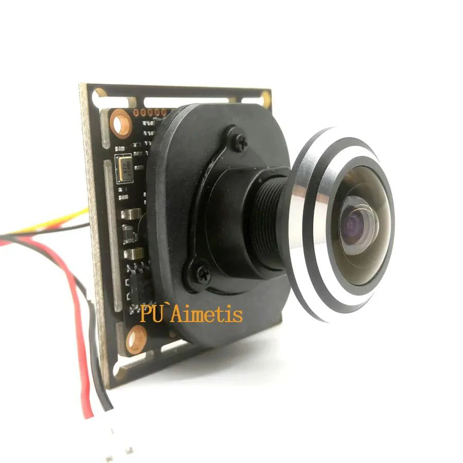 PU`Aimetis 4in1 2MP 1920*1080 CCTV AHD 1080P mini Camera Module 1/2.7 2000TVL 360 Degree Fisheye Panoramic Surveillance Camera