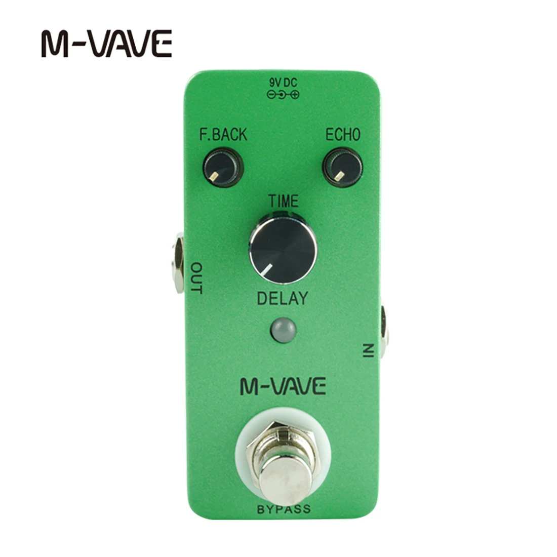 M-VAVE Classic Delay Echo Guitar Effect Pedal Delay Analog Effects Zinc Alloy Shell True Bypass Guitar Pedal for Guitar Parts