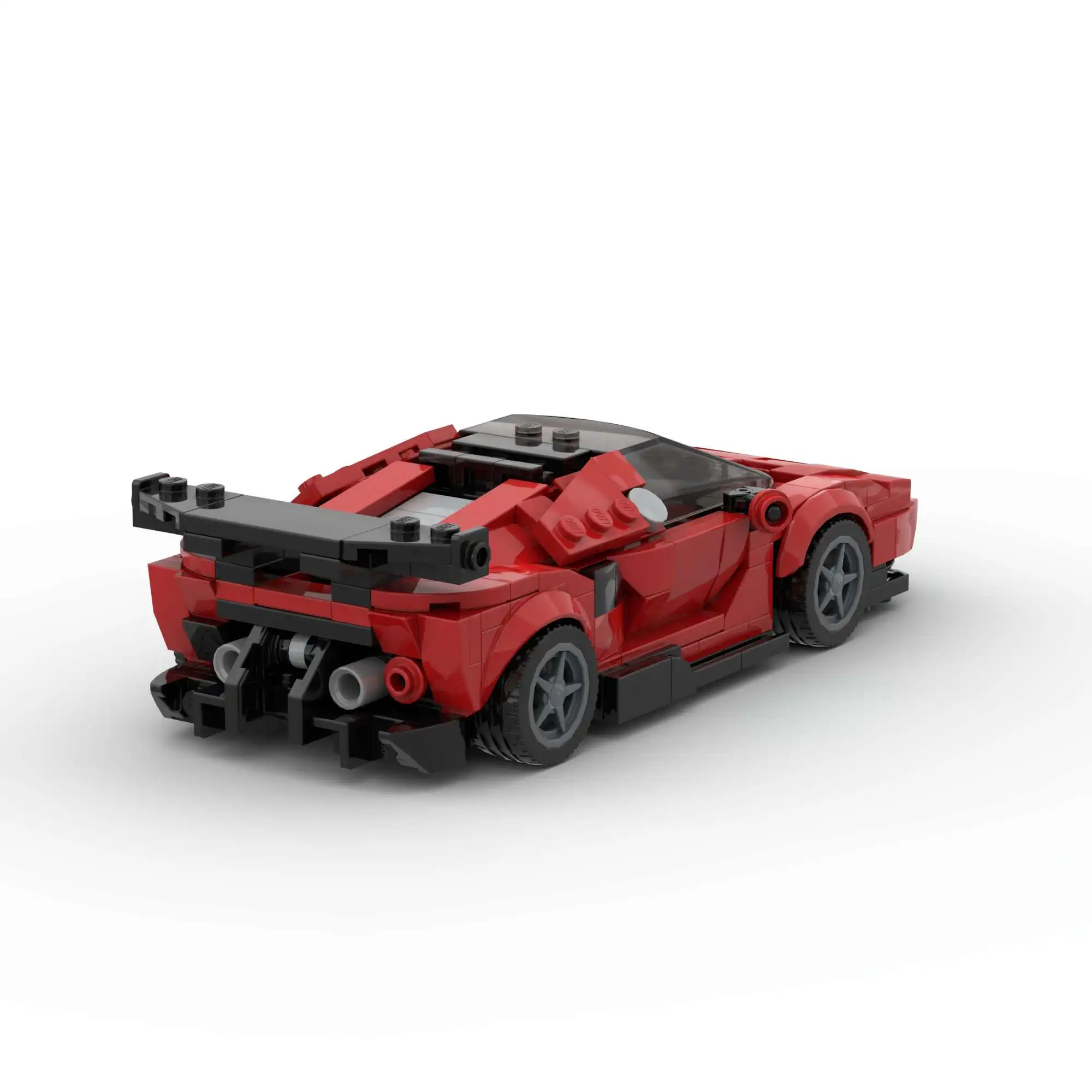 MOC P80 coche de carreras City Speed Champions, deportes, bloques de construcción, juguetes para niños, Supercar Racers, vehículo todoterreno, técnica SUV