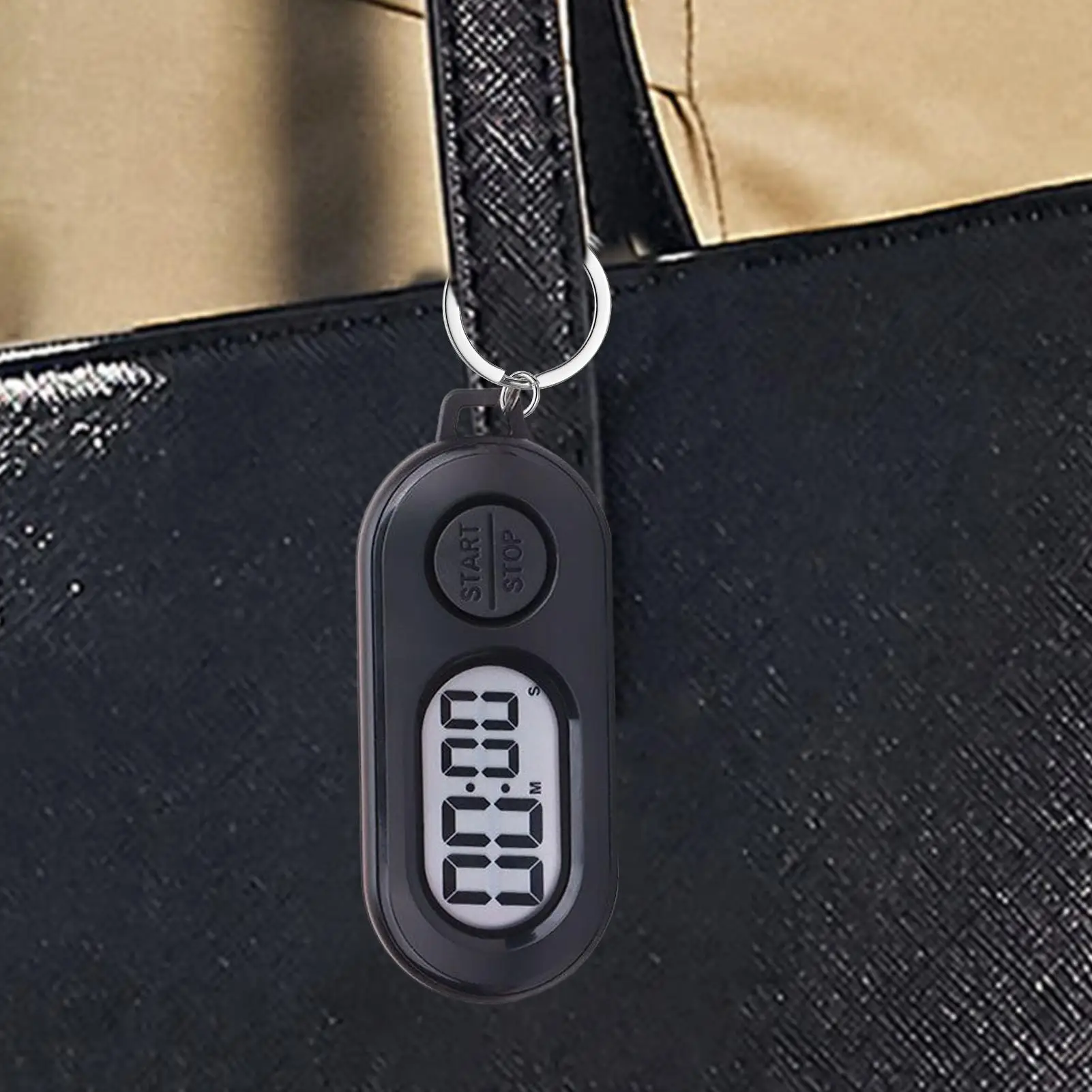 توقف ساعة الموقت الرياضة الوقت عداد ساعة شاشة LCD تصميم متعدد الوظائف ساعة العد التنازلي المفاتيح ساعة توقيت مؤقت تنازلي