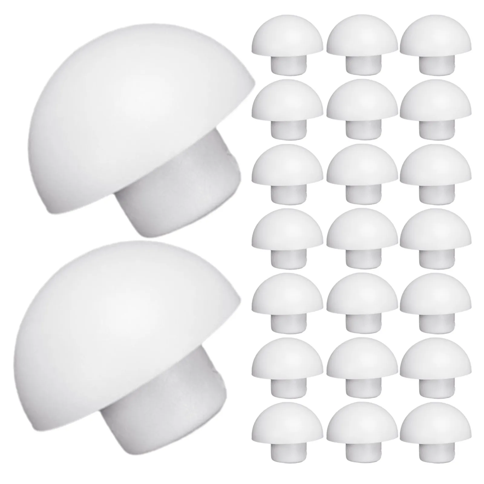50pcs Anti-Slip Toilet Seat Bumper Pads Silent Lid Buffer Spacers Replacement for Bidet Bathroom Repair Parts Household Hardware