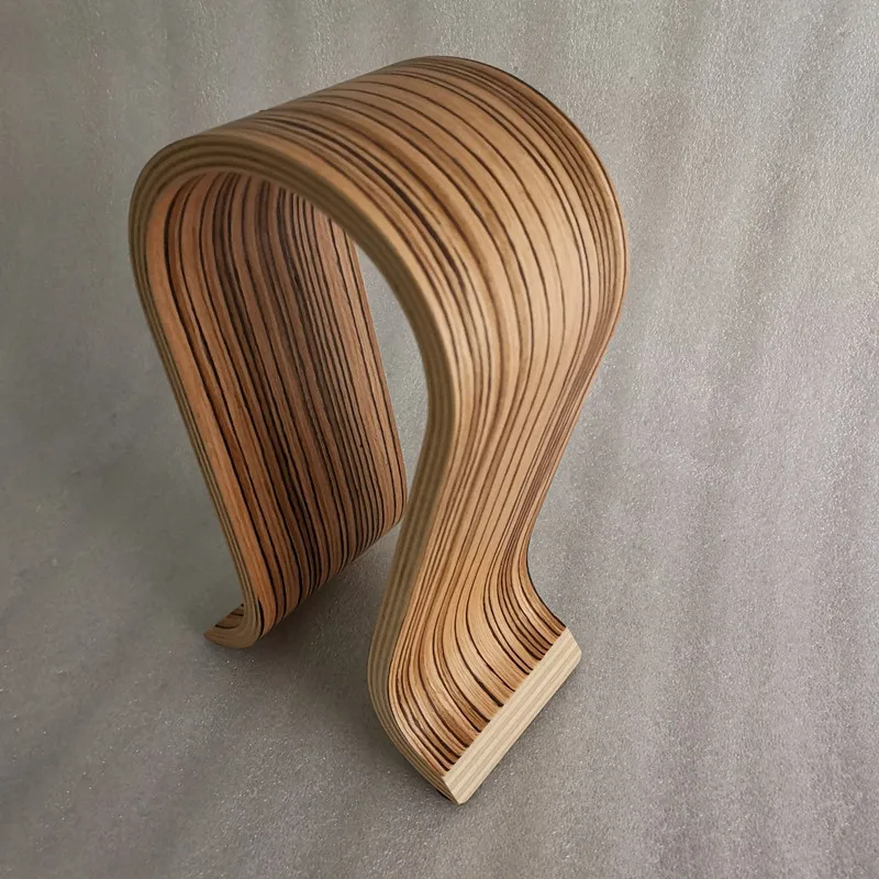 For Mchose V9 PRO Wooden Headphones Headset Holder Hanger Desk Headset Display Shelf Rack, for Almost All On-Ear Headphones