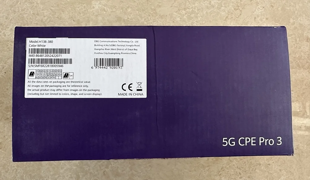 5G CPE Pro 3 H138-380 5G n1/n3/n5/n7/n8/n20/n28/n38/n40/n41/n71/n77/n78/n79 Wireless Home CPE Router