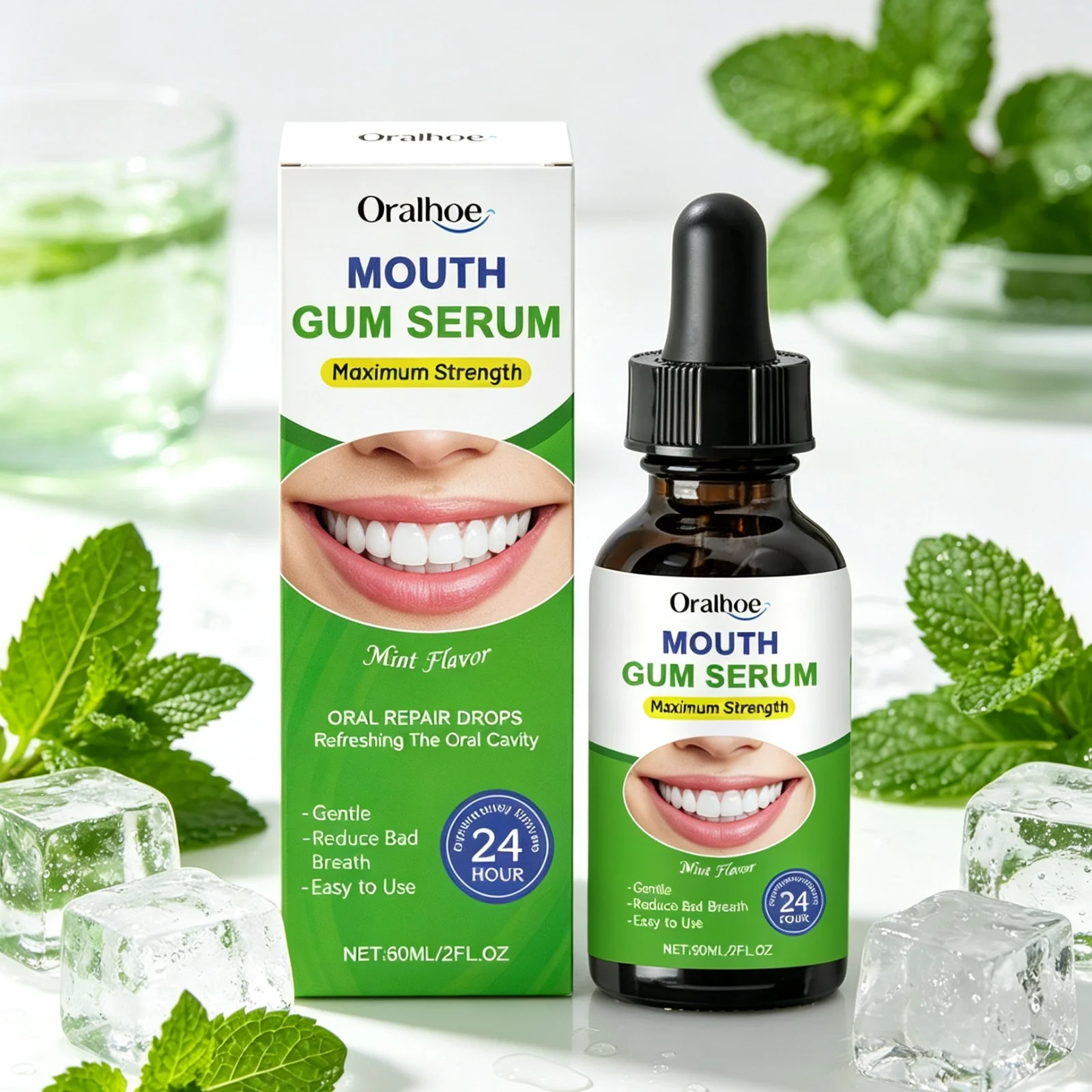 Oral Deodorizing Drops Cleans Mouth Eliminate Odors Relieve Gum Atrophy Improve Oral Dry Environment Freshen Breath Care Liquid