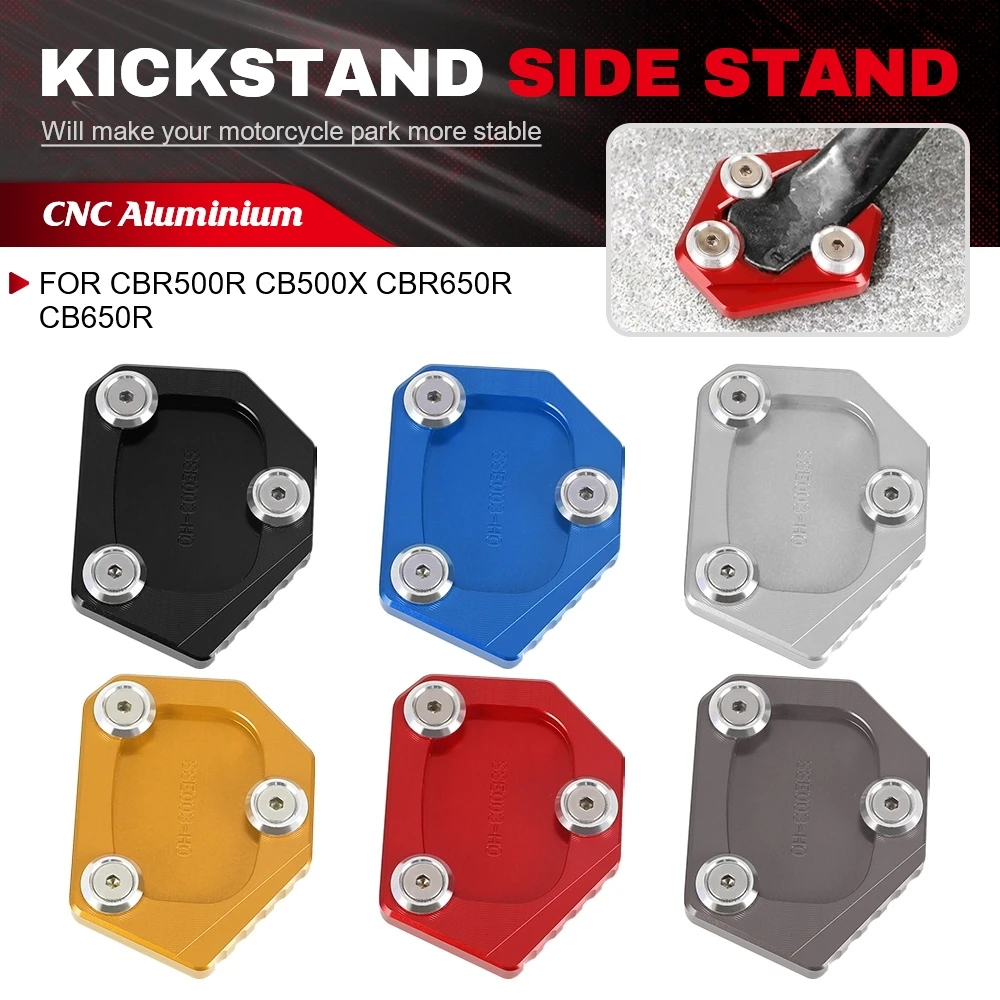 Motorcycle Side Stand Enlarger Plate Kickstand Foot Shelf For Honda SLR 650 Dominator1996-2001 NC700S/X NC700D INTEGRA 2012-2013