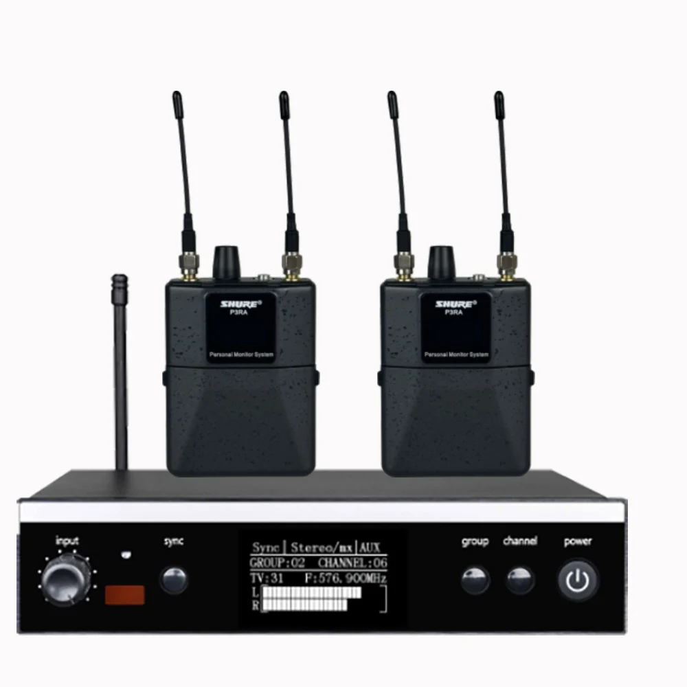 SenMicre PSM300 1:1 Professional In-Ear Monitor Stage Performance 24-Bit Processor Audio Stereo In-Ear Monitoring System