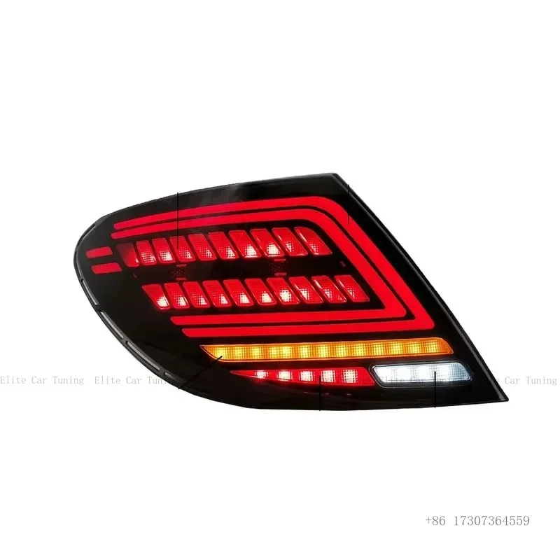 Modified Full Led Tail Lights For   C-Class W204 C250 C300 2007-2014 Rear Lamp Light Tail Lamp Auto Assembly