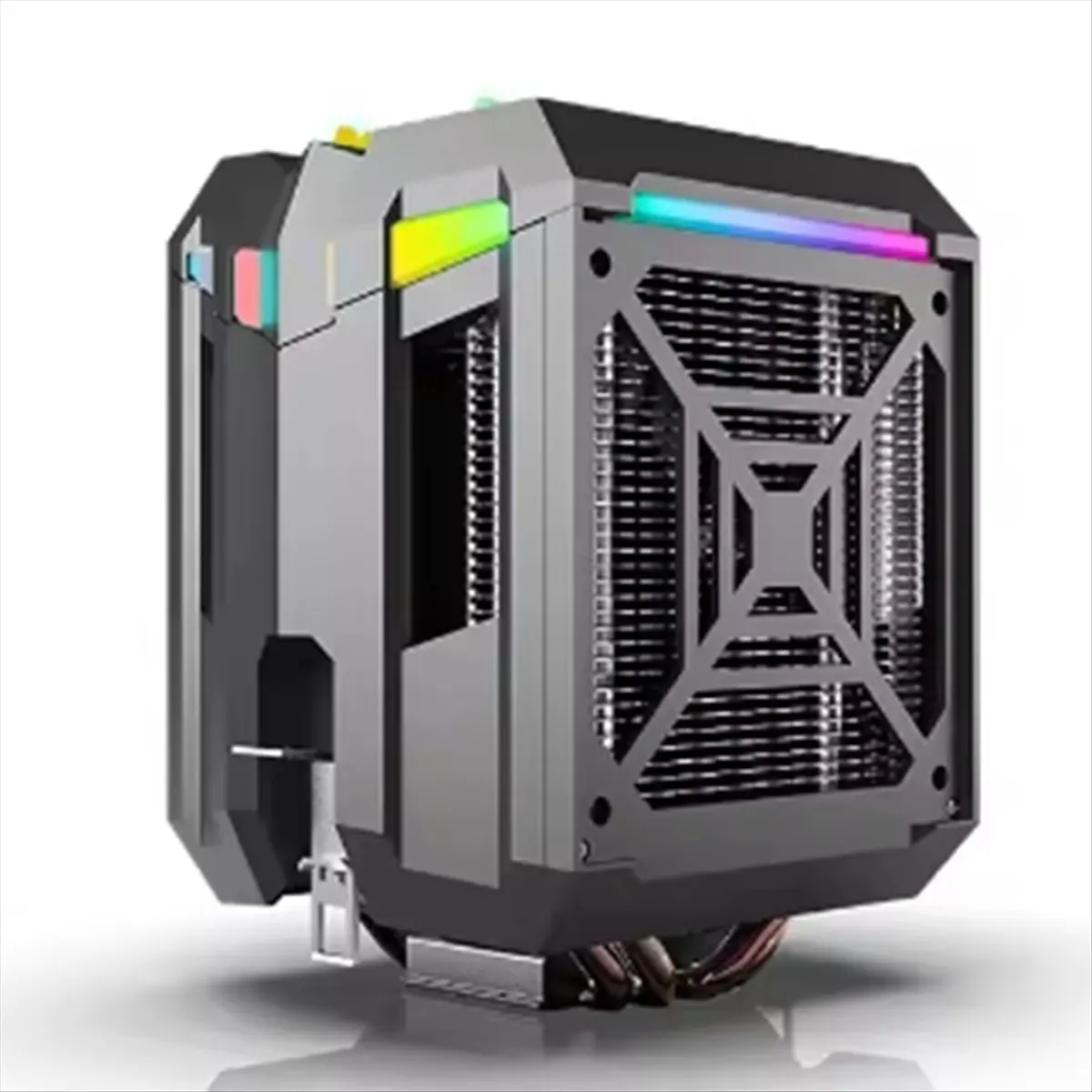 

[ABJZ] T400 Компьютерная башня Радиатор процессора ARGB Четыре медных трубки ШИМ с контролем температуры Бесшумный вентилятор Рассеивание тепла