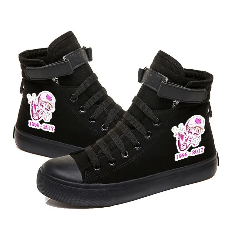 

2024 New High Top Canvas oes Couple Casual oes Hip Hop Rapper Lil Peep Cross Border Sneakers Low Cut Lace up Footwear