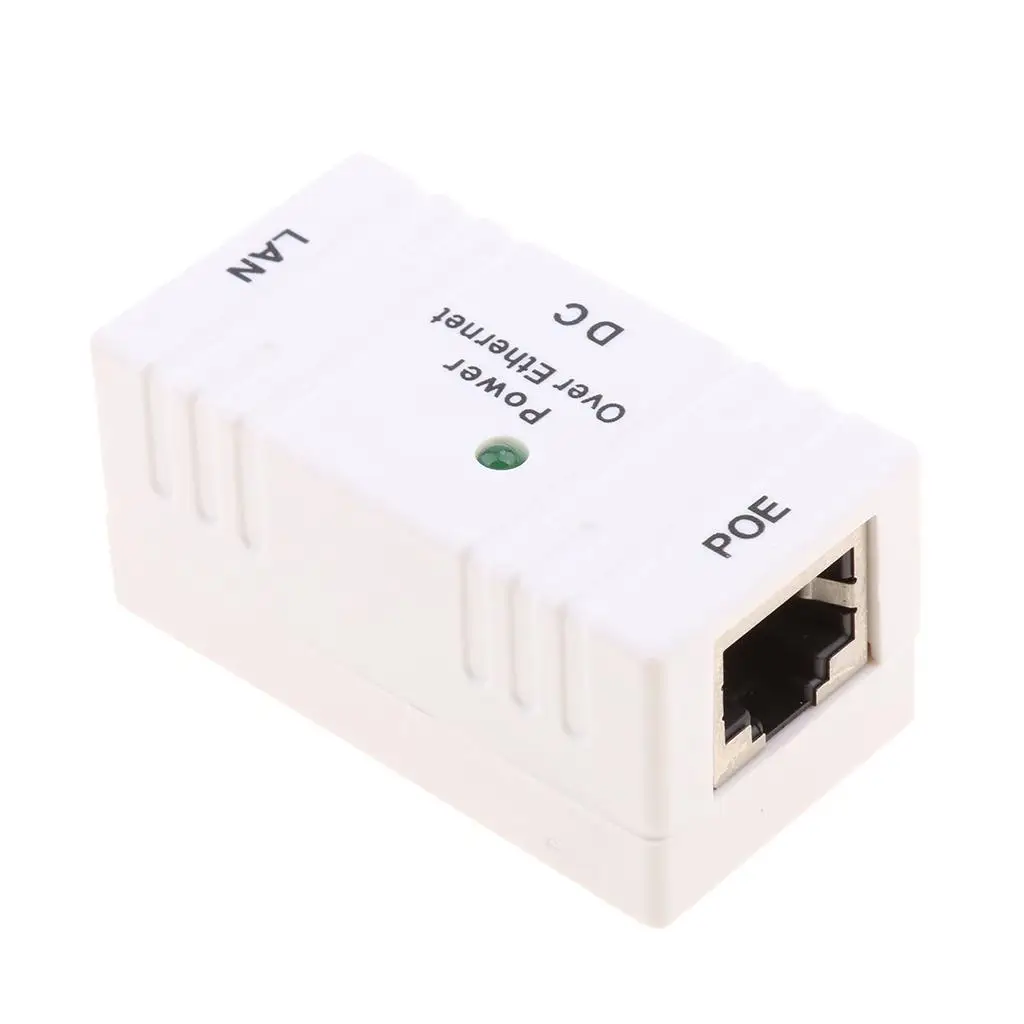 LAN POE Power Over Ethernet Injector Adter for IP Camera Access 5V~48V