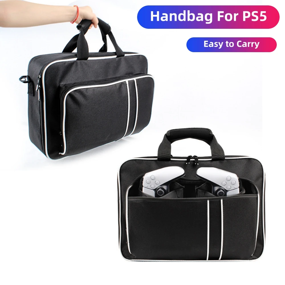 Carrying Case for PS5 Travel Bag Storage Gamepads Controllers Protective Shoulder Bag Handbag for ps5 accessories