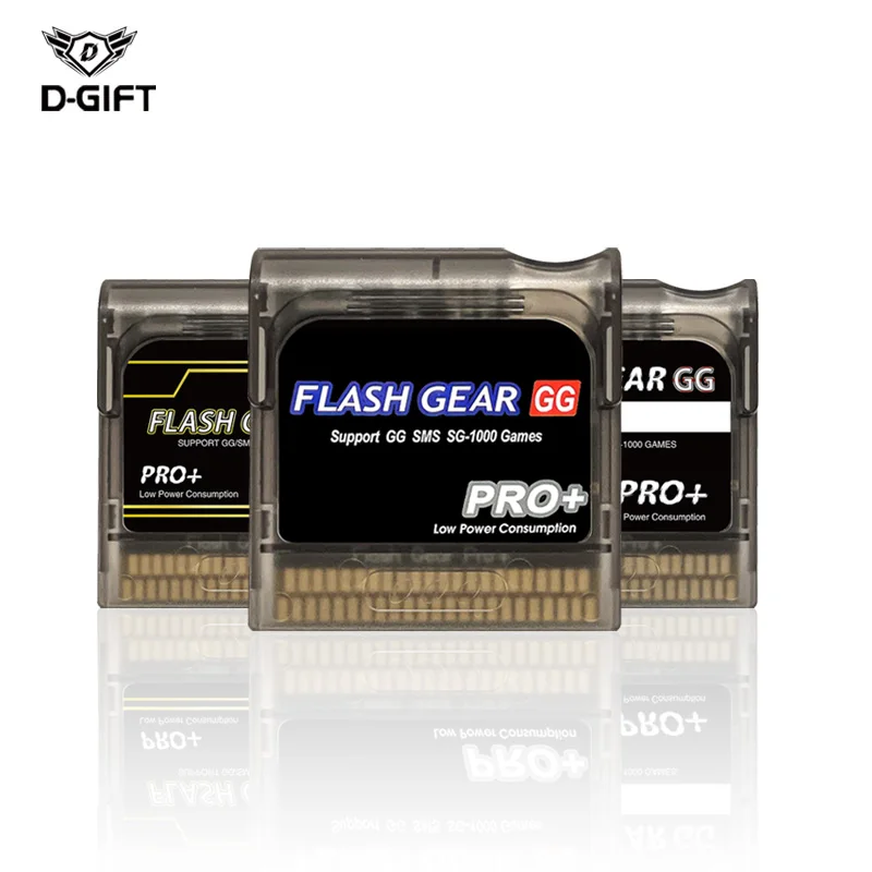 Flash Gear Pro GB GG 600 in 1 Game Cartridge for Sega GG Game Gear Console Low Power Consumption GBA GBC Game Cartridge