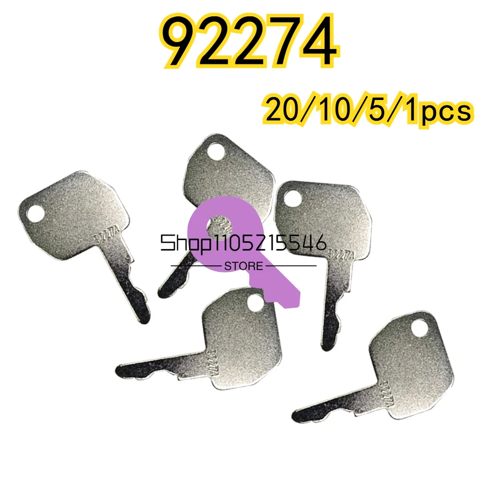 20/10/5/1pcs 92274 Keys for Lucas Ford NH Holland 3CX Thwiates Dumper Backhoe Tractor Heavy Equipment Ignition Starter Switch