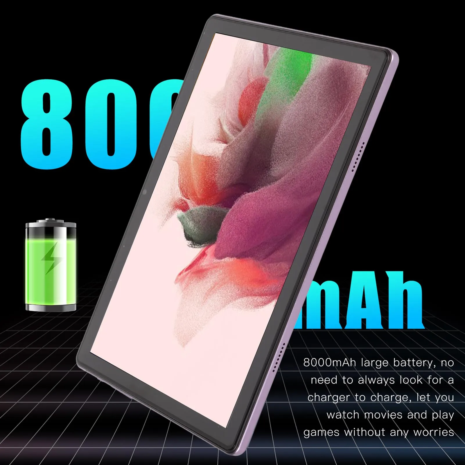 

10.1 Inch Tablet 12GB 256GB ROM 10 8800mAh 8MP 20MP Camera 5G WiFi Tablet for Family Tablet Gaming Tablet