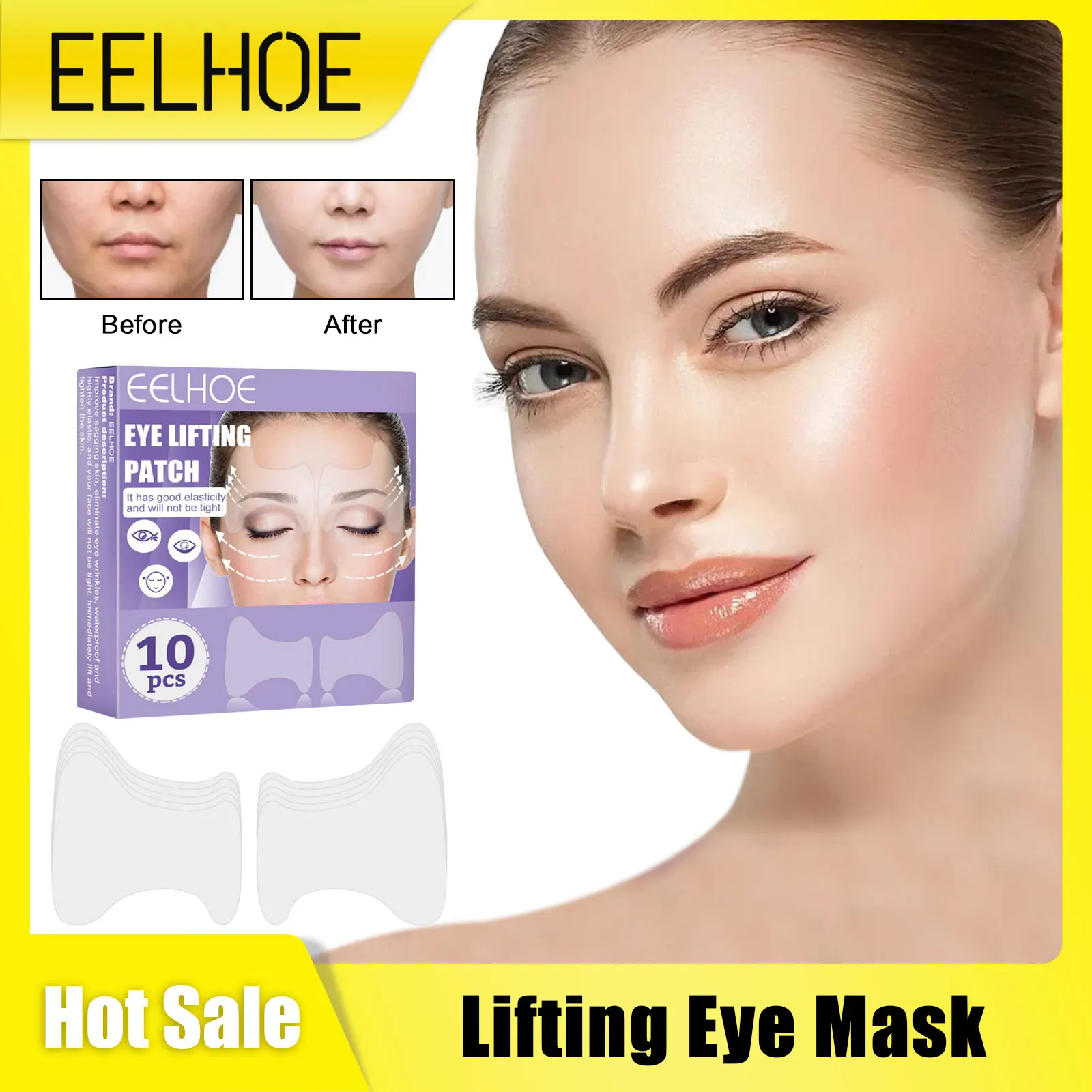 

Collagen Eye Mask Anti Wrinkle Firming Fade Dark Circles Effective Remove Fine Lines Lifting Moisturizing Anti Aging Eye Patch