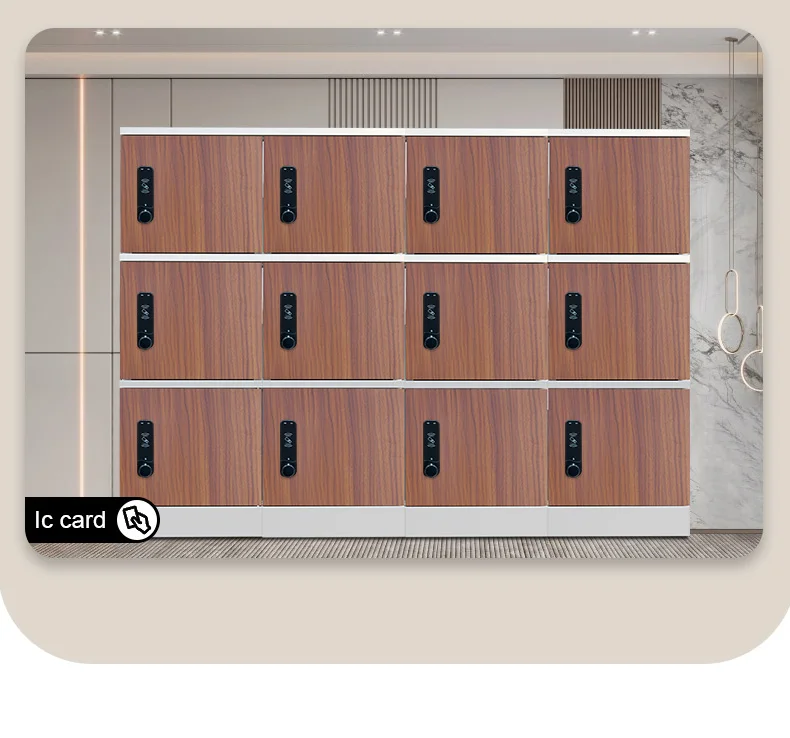 Glass Door Filing Cabinet Parcel Locker Office Documentory Storage Security Assembly Metal Box Smart Locking System New Design