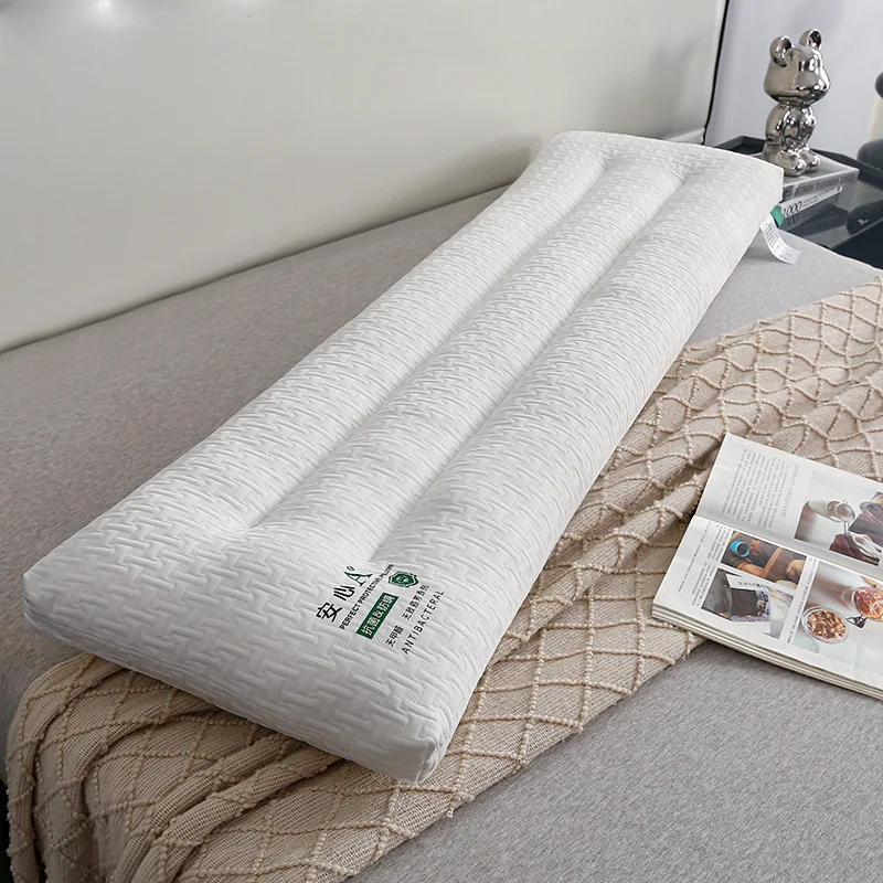 White Pillow Core Home Soft Filling Cushion 48x100/48x120/48x150/48x180 Lengthen Pillows Quilted Sleeping Cushions