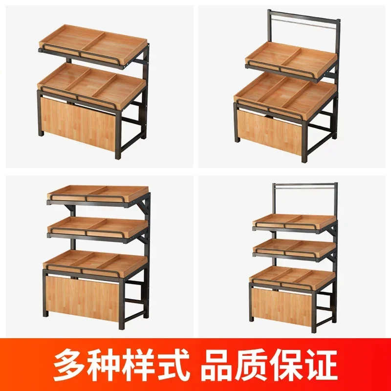 Supermarket Fruit Shelf Display Rack Creative Multi story Fruit Shop Display Frame Vegetable Shelf Commercial