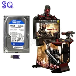 Terminator Hard Drive Dongle Arcade Joystick Coin Operated Game Machine Kit For Vending Machine