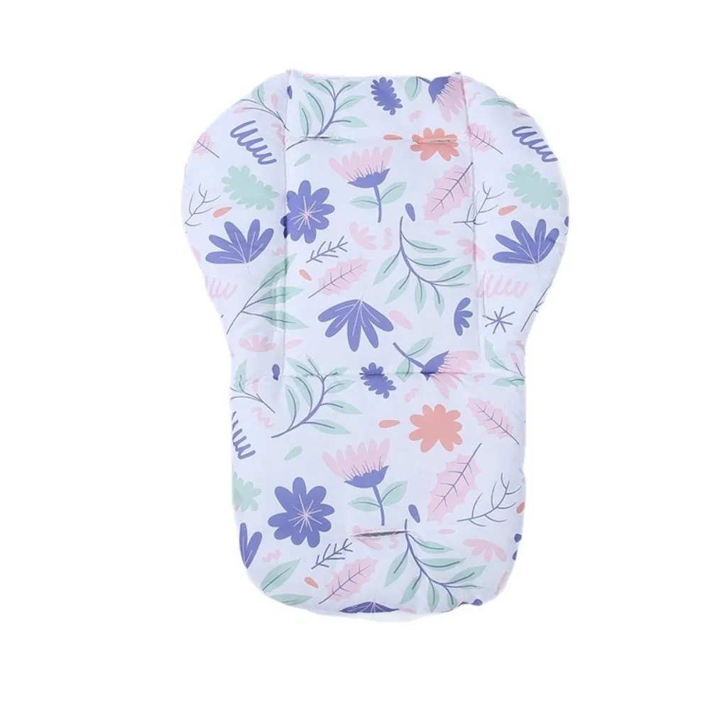 Cotton Material Baby Stroller Seat Cushion All Seasons Comfortable Dining Chair Cushions Breathable Cartoon Pattern