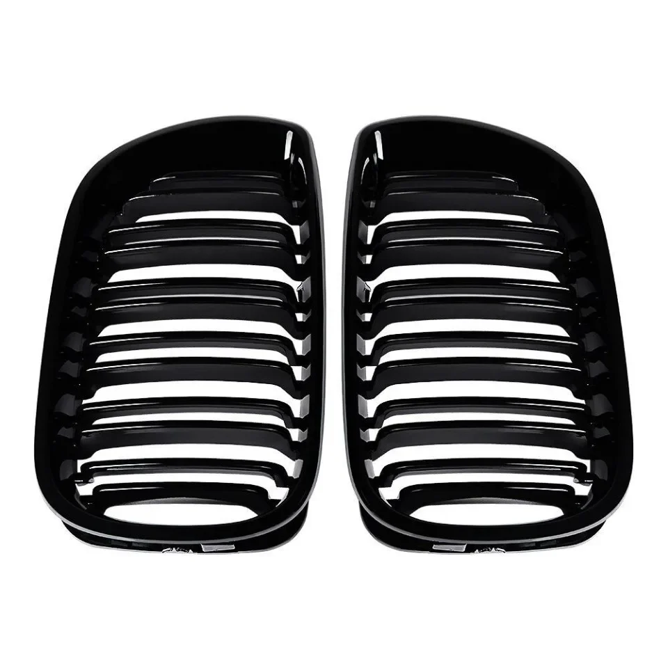 XVIP Gloss Single Line Style Front Nieren-Renngitter für BMW 3er E46 325i 4-Türer 2002–2004 obere Grills im Diamanten-Stil – Detail 10