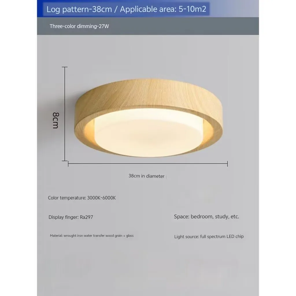 Super bright ceiling lamps for bedrooms, corridor and balcony lights, full spectrum eye friendly lamps, circular LED lights