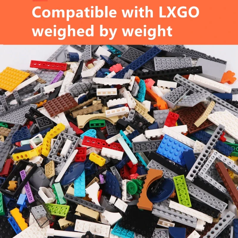5000g DIY MOC Random Assembly Building Blocks Bulk Basic Parts Classic Model Bricks Creative City Sets Kid Educational Toys Gift