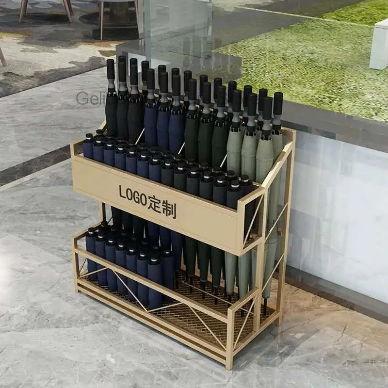 

Display Customized Umbrella Holder Outdoor Adjjstable Black Metal Stand Umbrella Holder Storing Rack Suport Umbrele Hotel