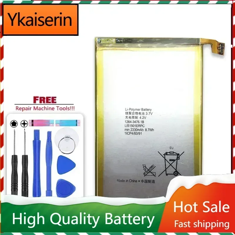 

NEW LIS1501ERPC Li-ion Phone Battery for Sony Ericsson Xperia ZL L35H Lt35i C6503 C6506 C6502 Batteries Bateria + Free Tools