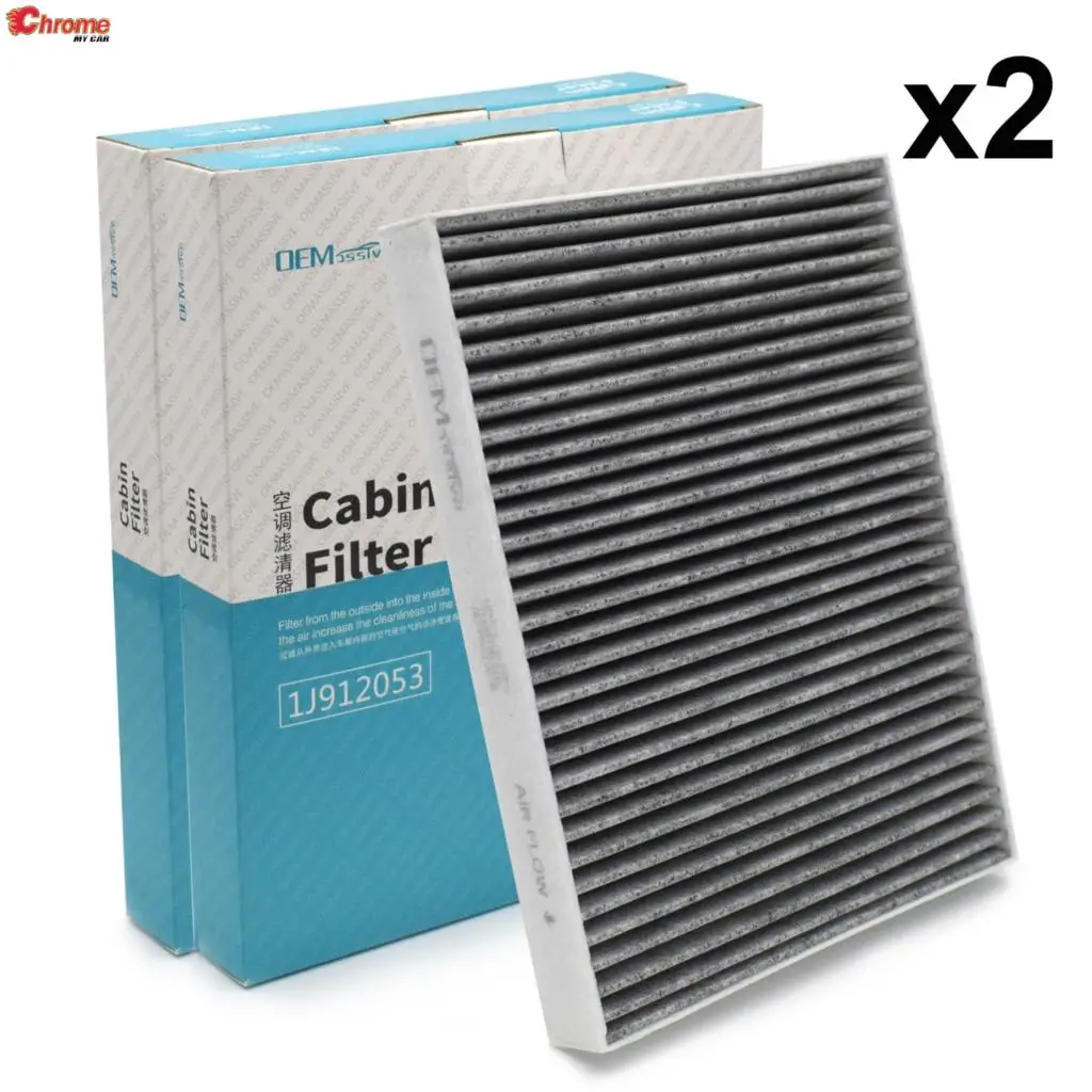 2x For Audi Q7 Porsche Cayenne 9PA Volkswagen VW Touareg 7L Amarok S1B Car Activated Carbon Pollen Cabin Air Filter 7H0819631A