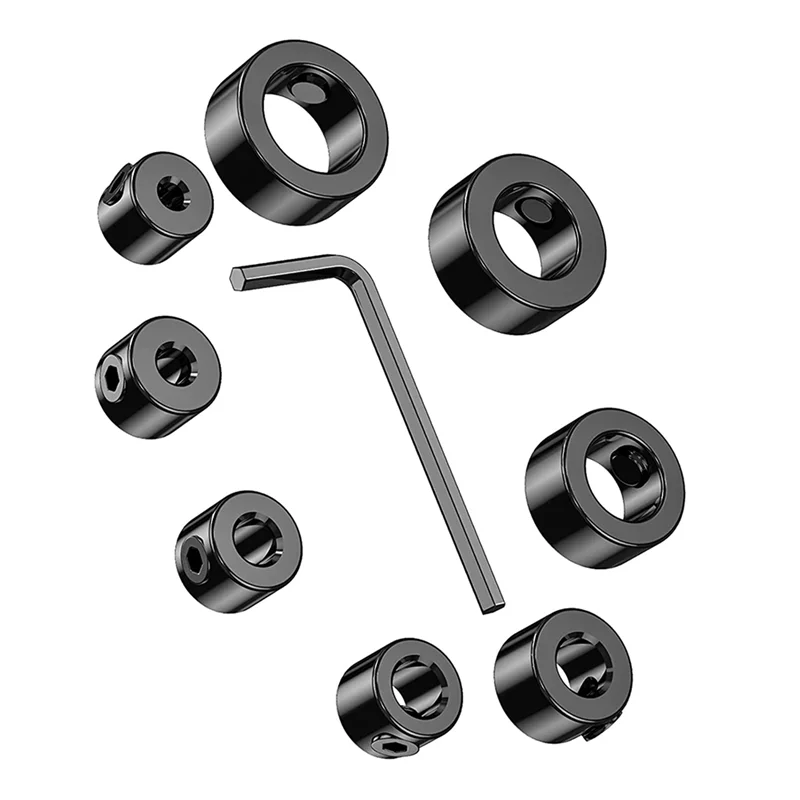 

AT21-Набор опорных воротников для сверл, 36 шт., ограничительное кольцо ограничителя глубины сверла с набором из углеродистой стали для сверл