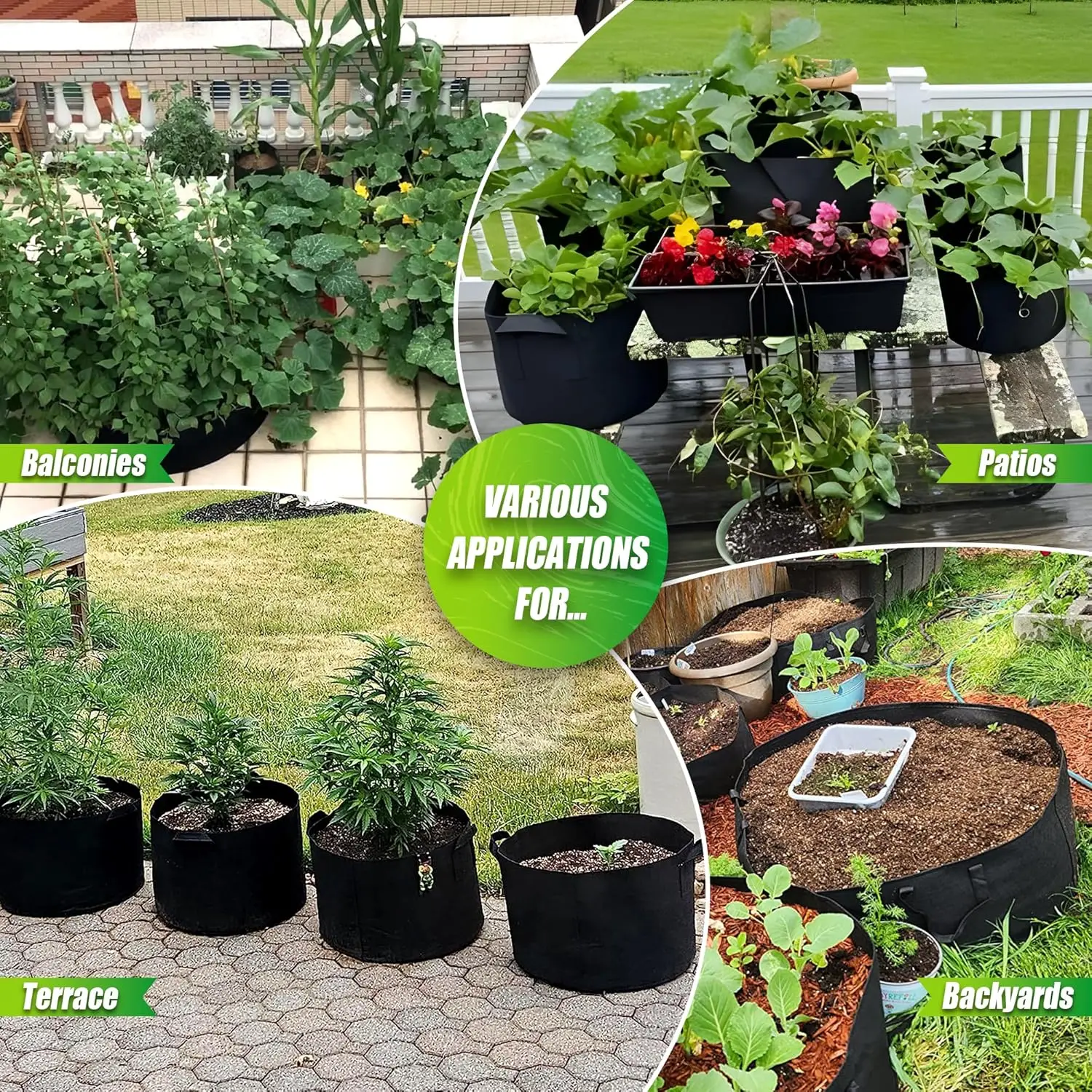 Fabric Raised Garden Bed 5