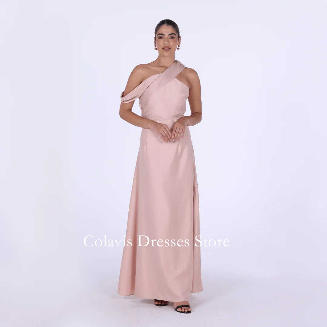 

2025 Индивидуальное атласное платье макси на одно плечо, большие размеры, платья для выпускного вечера, вечернее платье, женские вечерние платья, вечернее платье