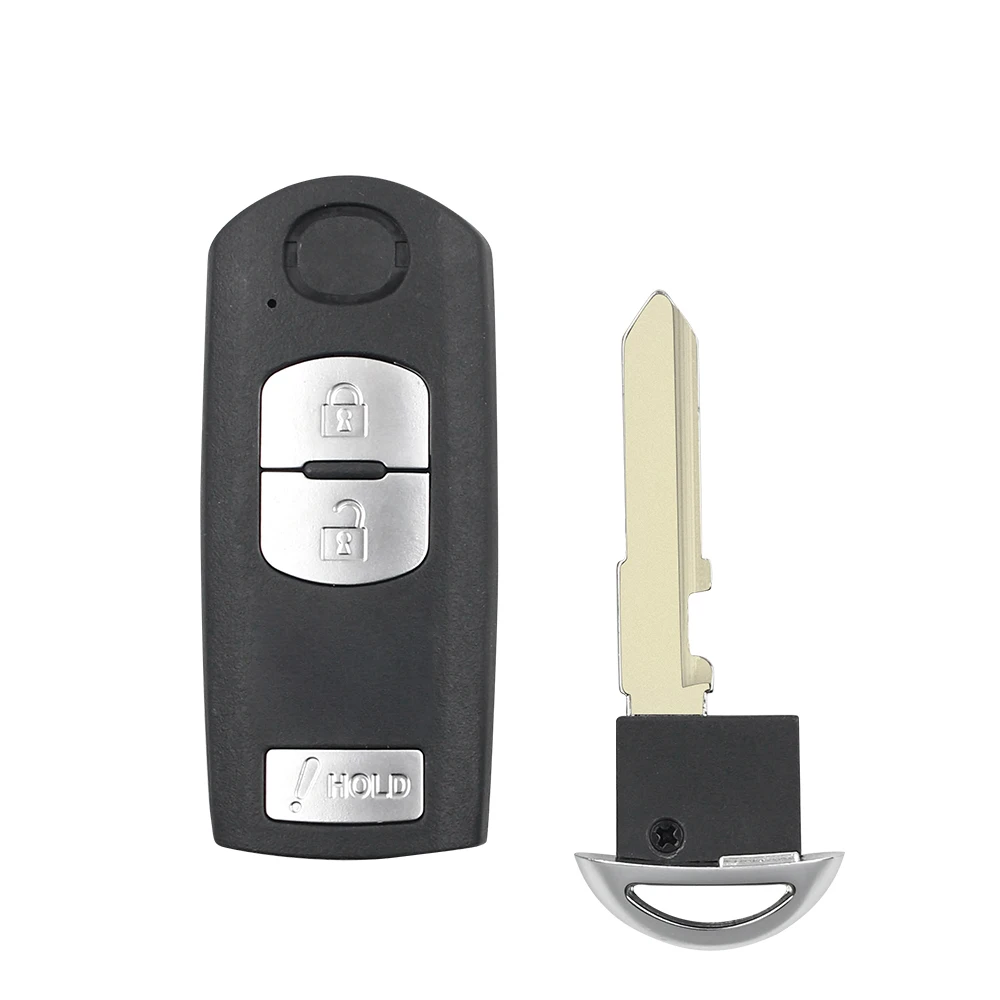 KEYYOU Smart Remote Key emergency key insert car Key Blade For Mazda 3 5 6 CX-5 CX-7 CX-9 MX-5 Miata RX-8 2006-2013 Axela