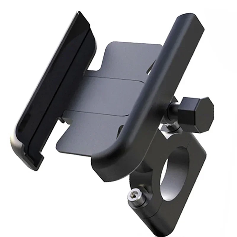 

Bicycle Motorcycle Phone Holder 360 Rotation Aluminum Alloy Holder for 4-7 inch Smartphone GPS 20-30mm Handlebar Mount