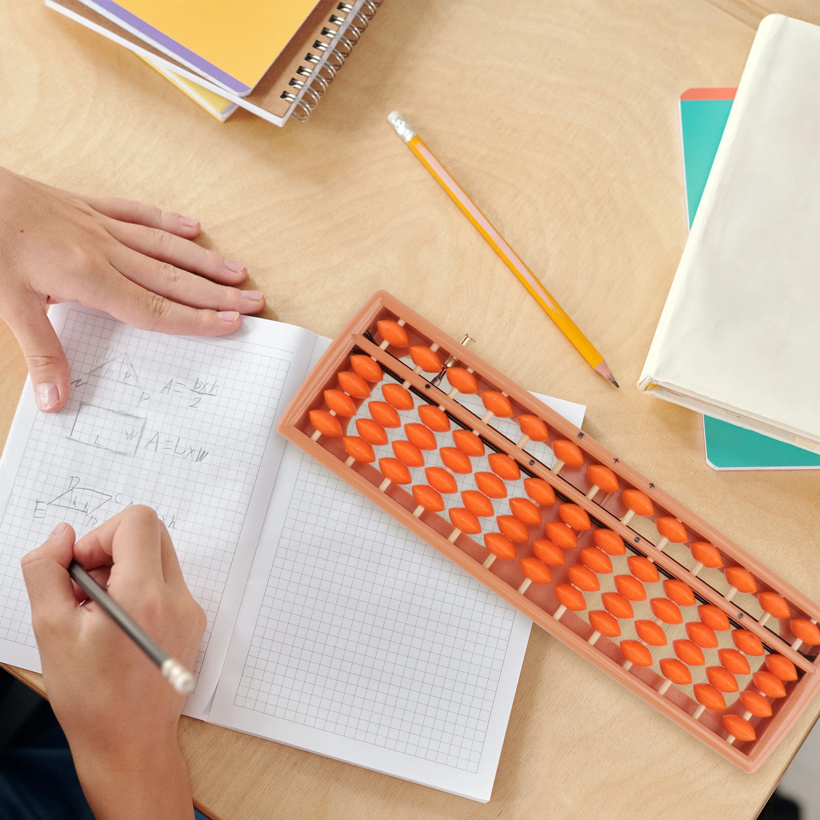 1pc 13-kralen Abacus Speelgoed Lichtgewicht Kinderen Wiskunde Leermiddel Draagbare opslag Educatief speelgoed Rekenkundig speelgoed