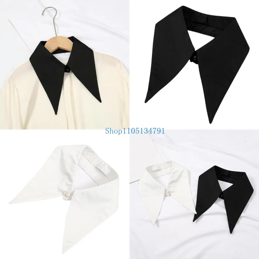 

98 км накладной воротник рубашки, шаль, элегантный милый накладной воротник, съемный для женщин, нежный декоративный воротник